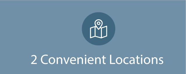2 Convenient Locations